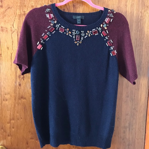 J. Crew Tops - J.Crew Rhinestone Top